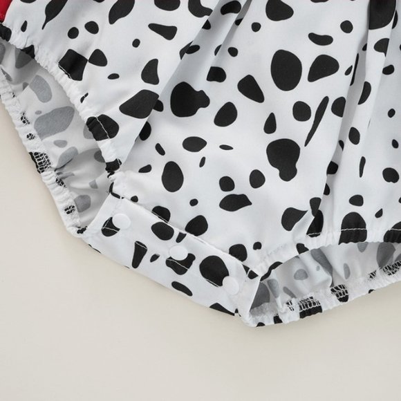 Black Dalmatian Romper main image 1